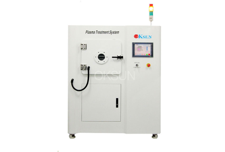 Plasma cleans metal surface oxides